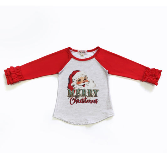 Merry Christmas Santa Raglan