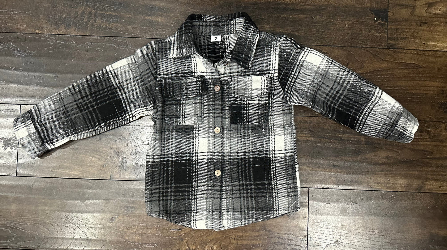 Black Plaid Flannel