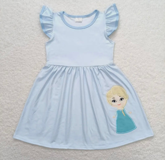 Blue Elsa Twirl Dress