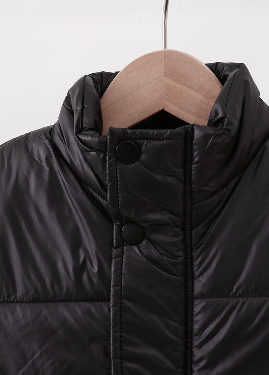 Black Mommy & Me Puffer Vest