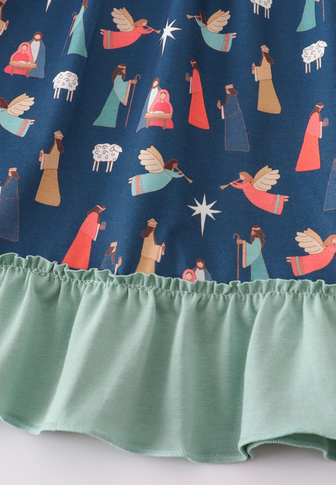 Navy Nativity Dress