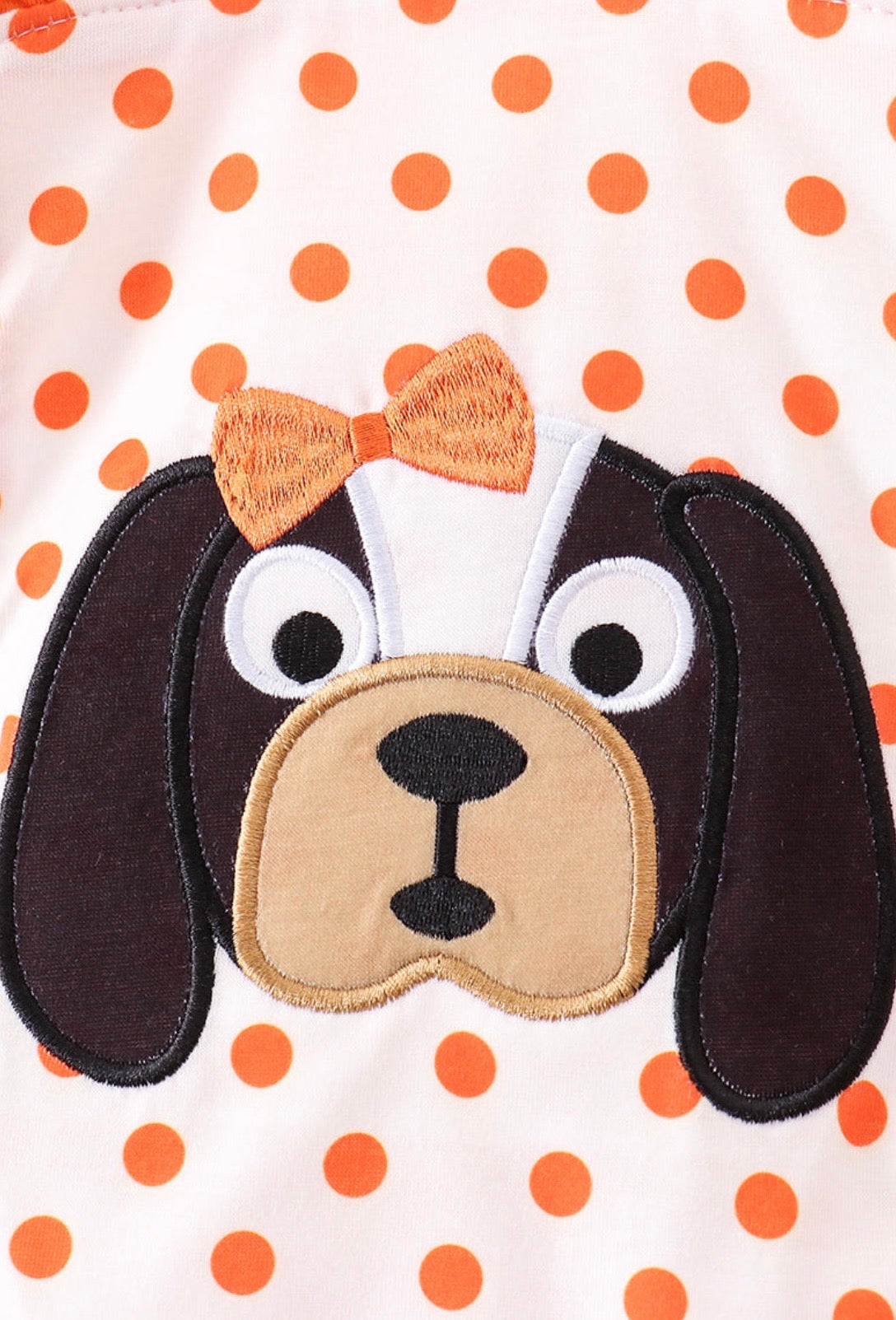 Orange Tennessee Dot Applique