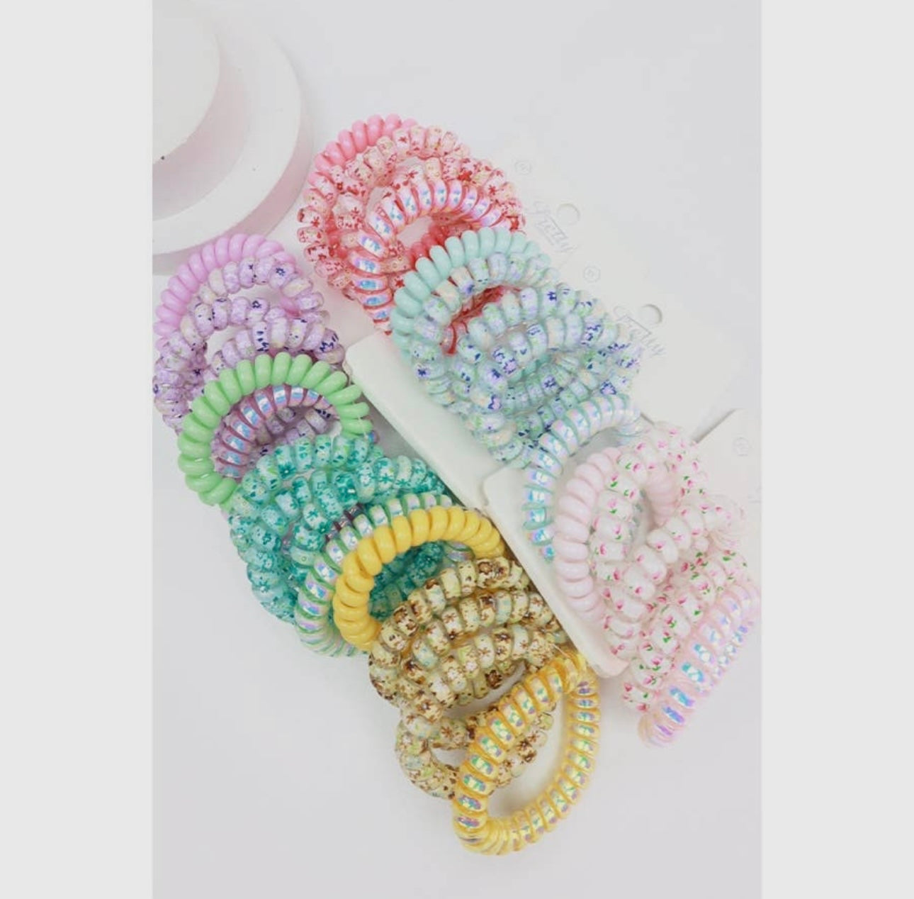 Phone Cord Elastic Hair Ties