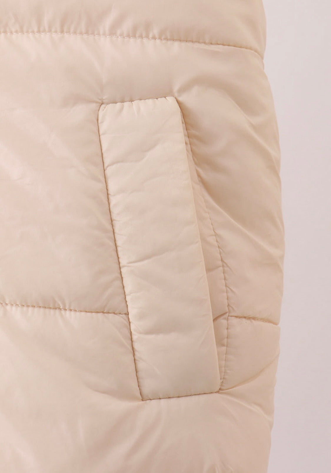 Cream Mommy & Me Puffer Vest