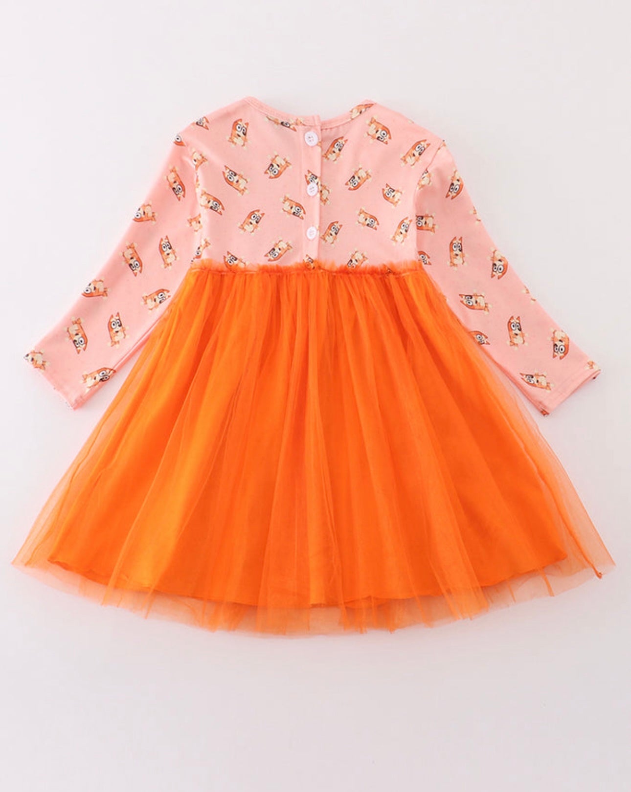 Orange Bingo Tutu Dress