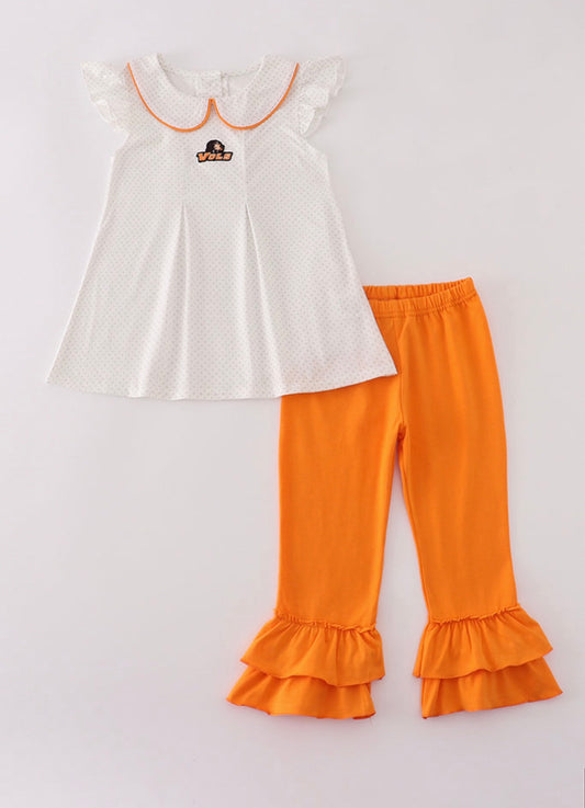 Tennessee Applique Ruffle Pants Set