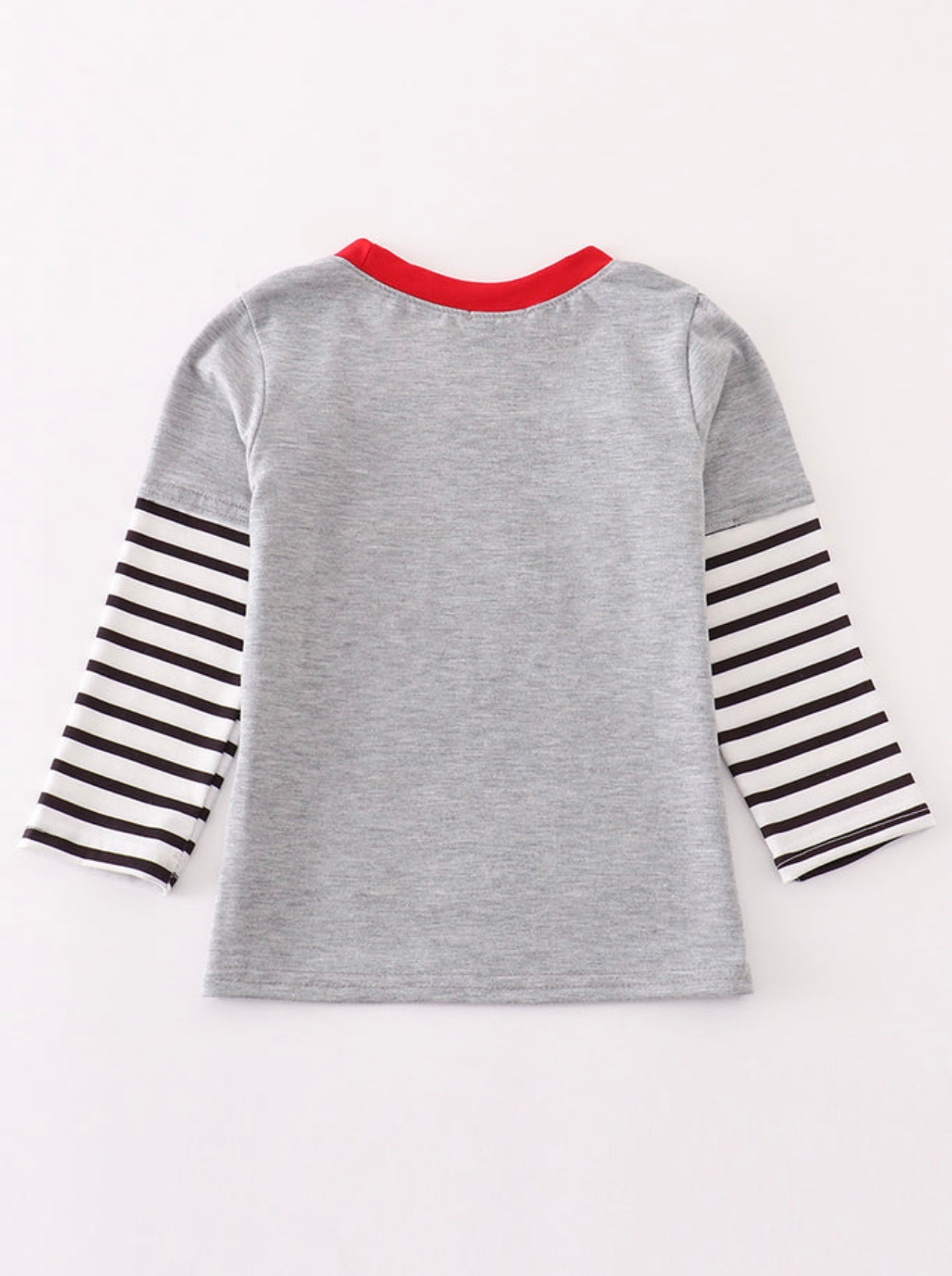 Gray Farm Applique Boy Top