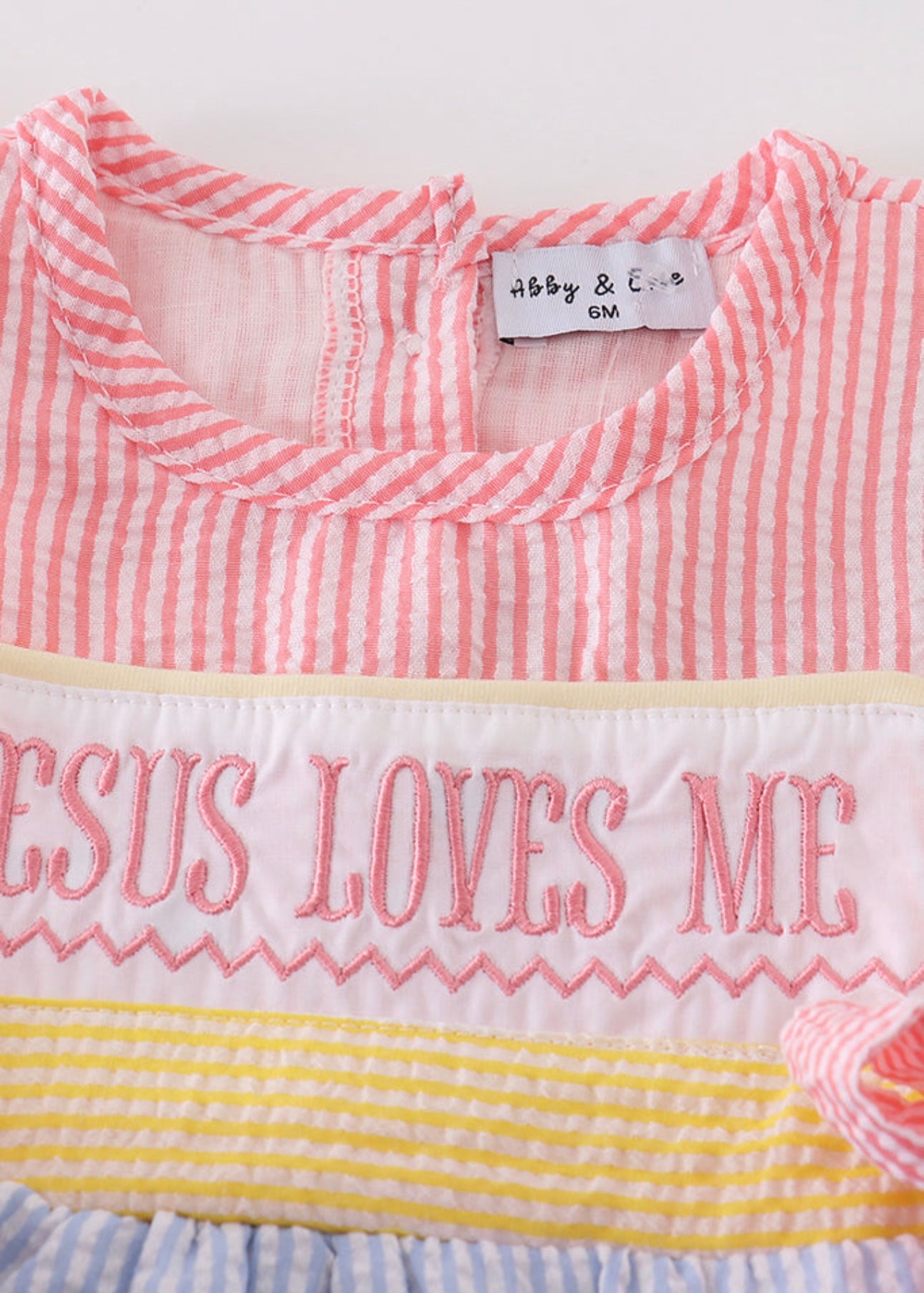 Jesus Loves Me Ruffle Bubble