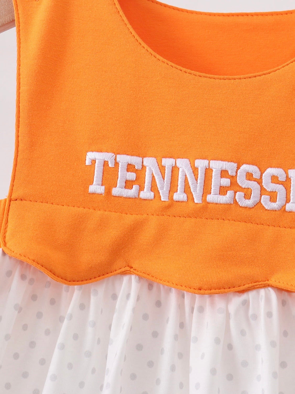 Orange Tennessee Applique Dress