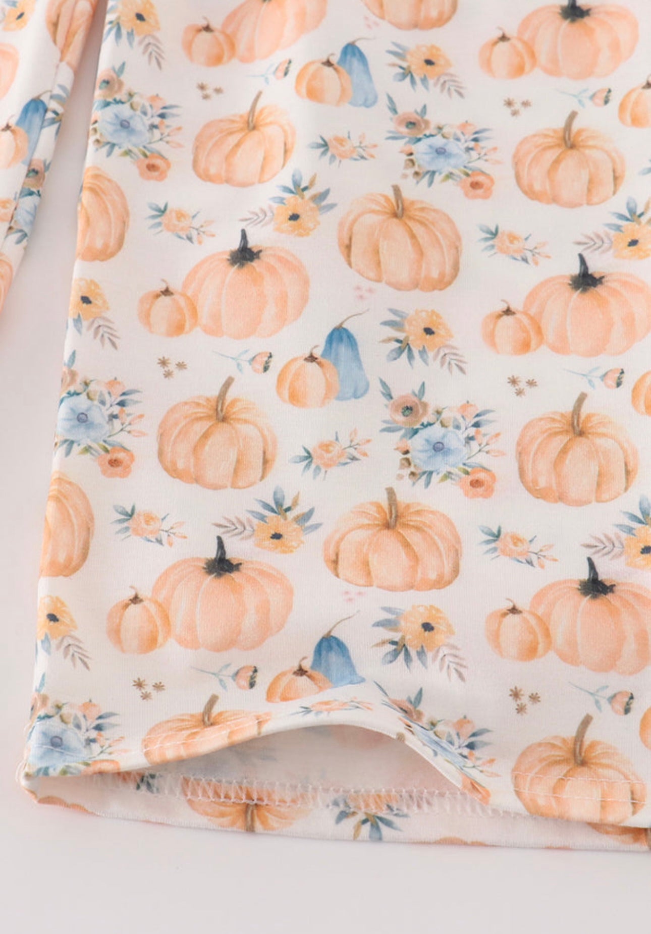 Orange Pumpkin Print Jumpsuit