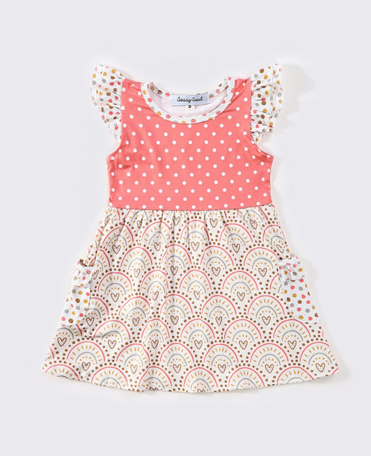 Rainbow Dot Dress