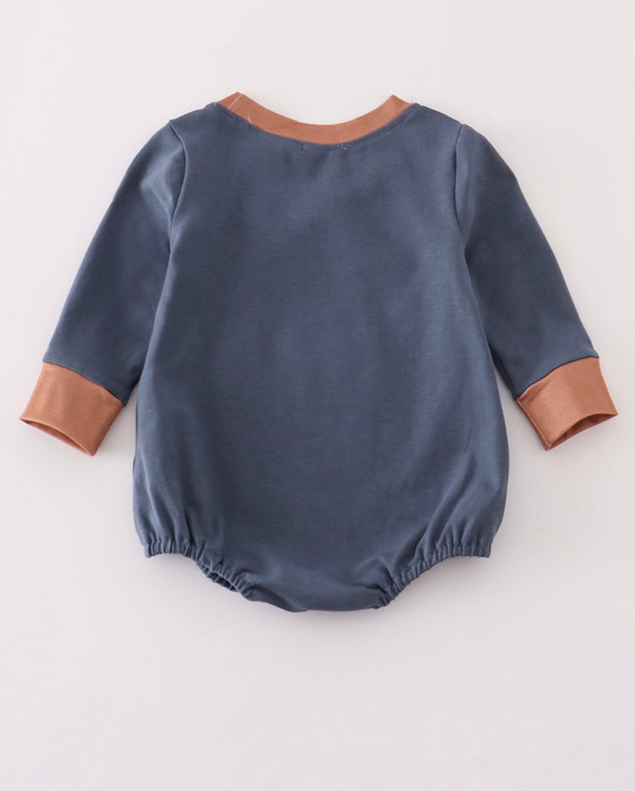 Navy Scarecrow Applique Bubble