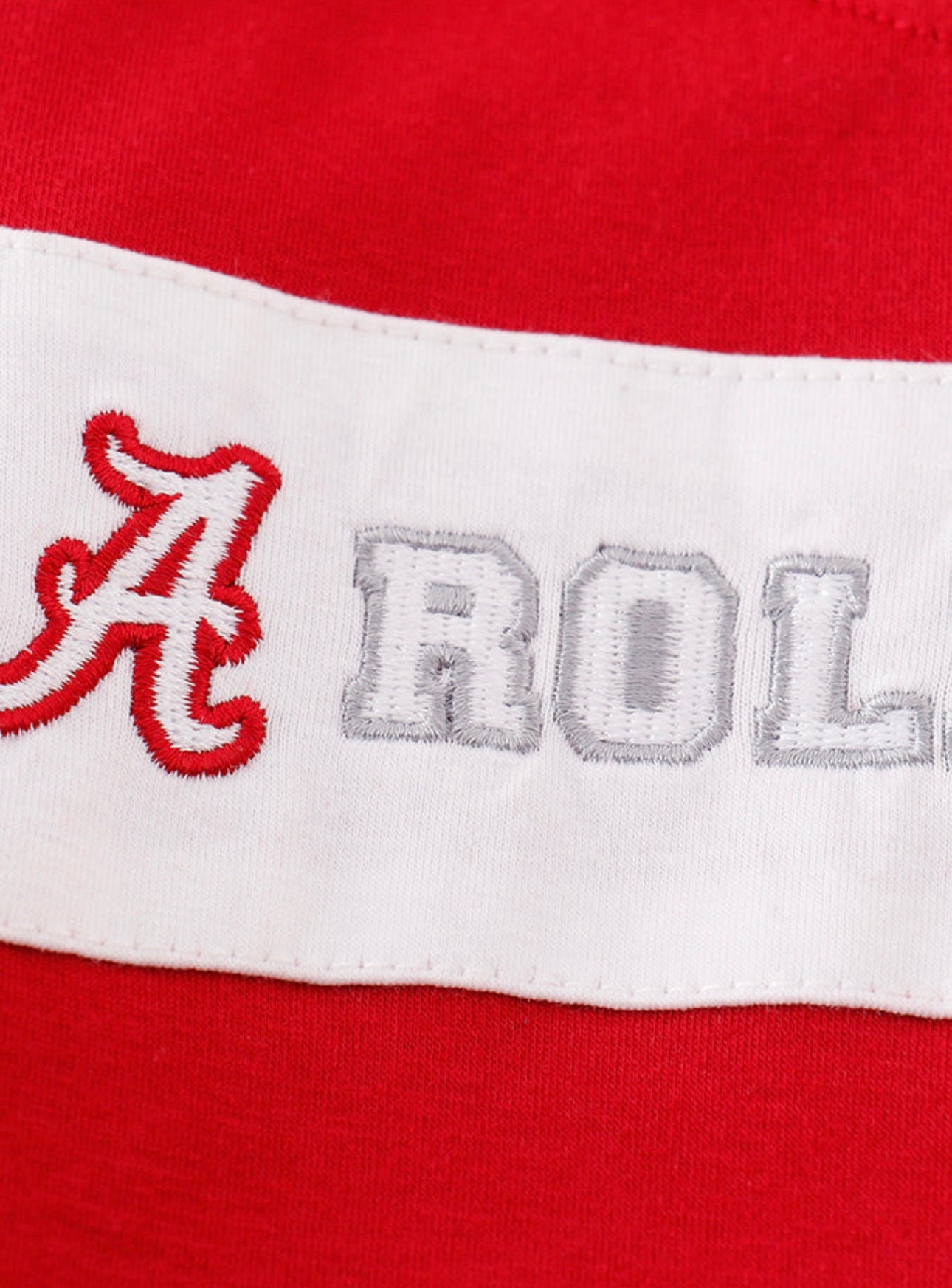 Maroon ROLL TIDE Embroidery Shirt