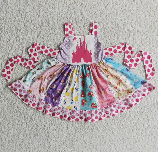 Princess and Castle Twirl Dress