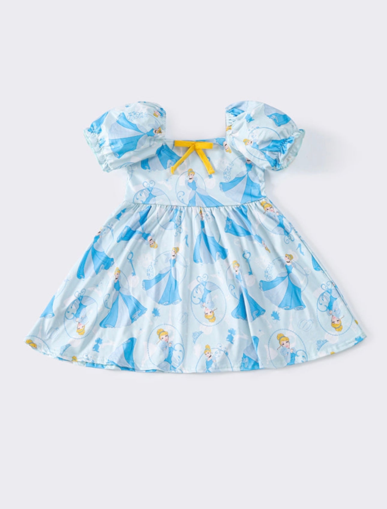 Blue Cinderella print dress