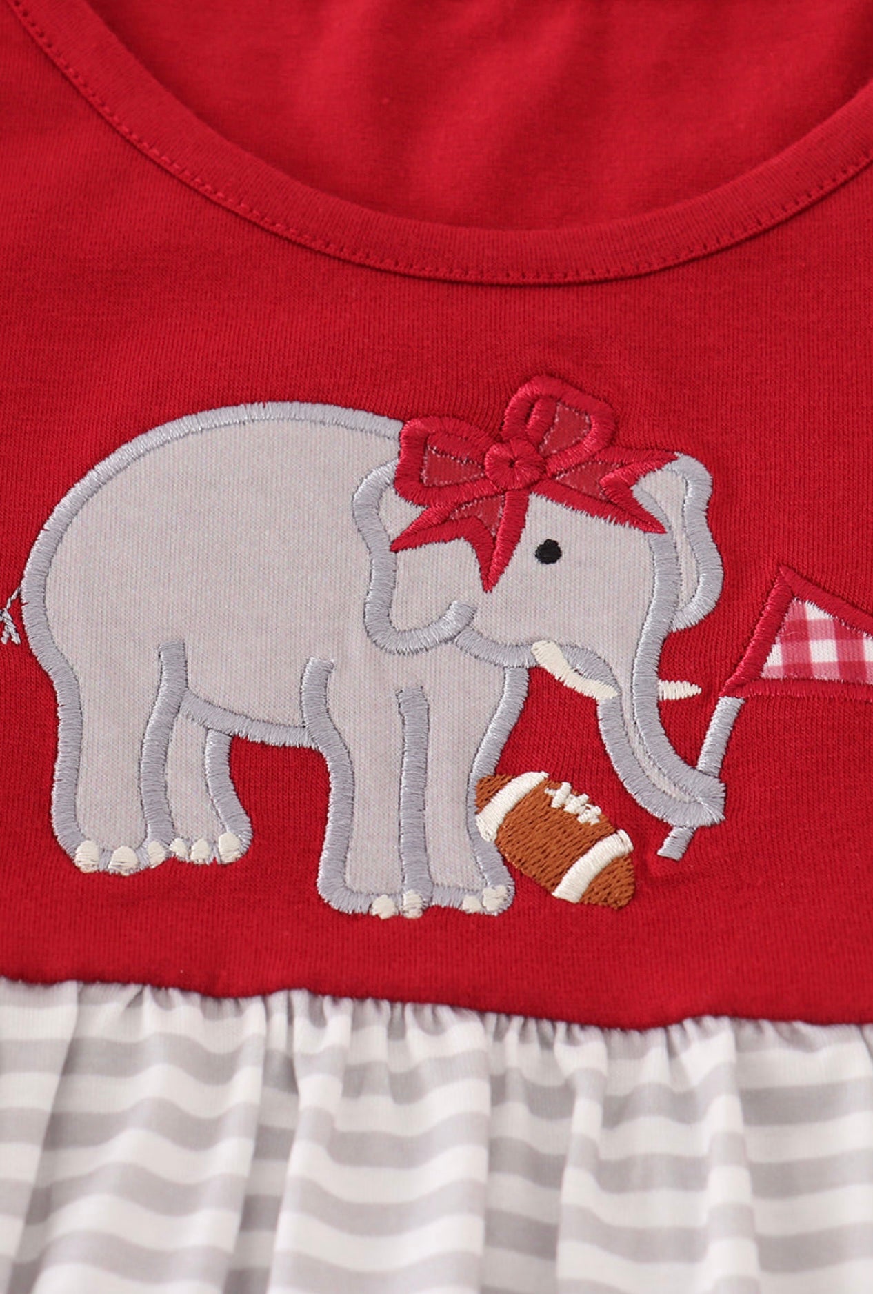 Alabama Elephant Applique Dress