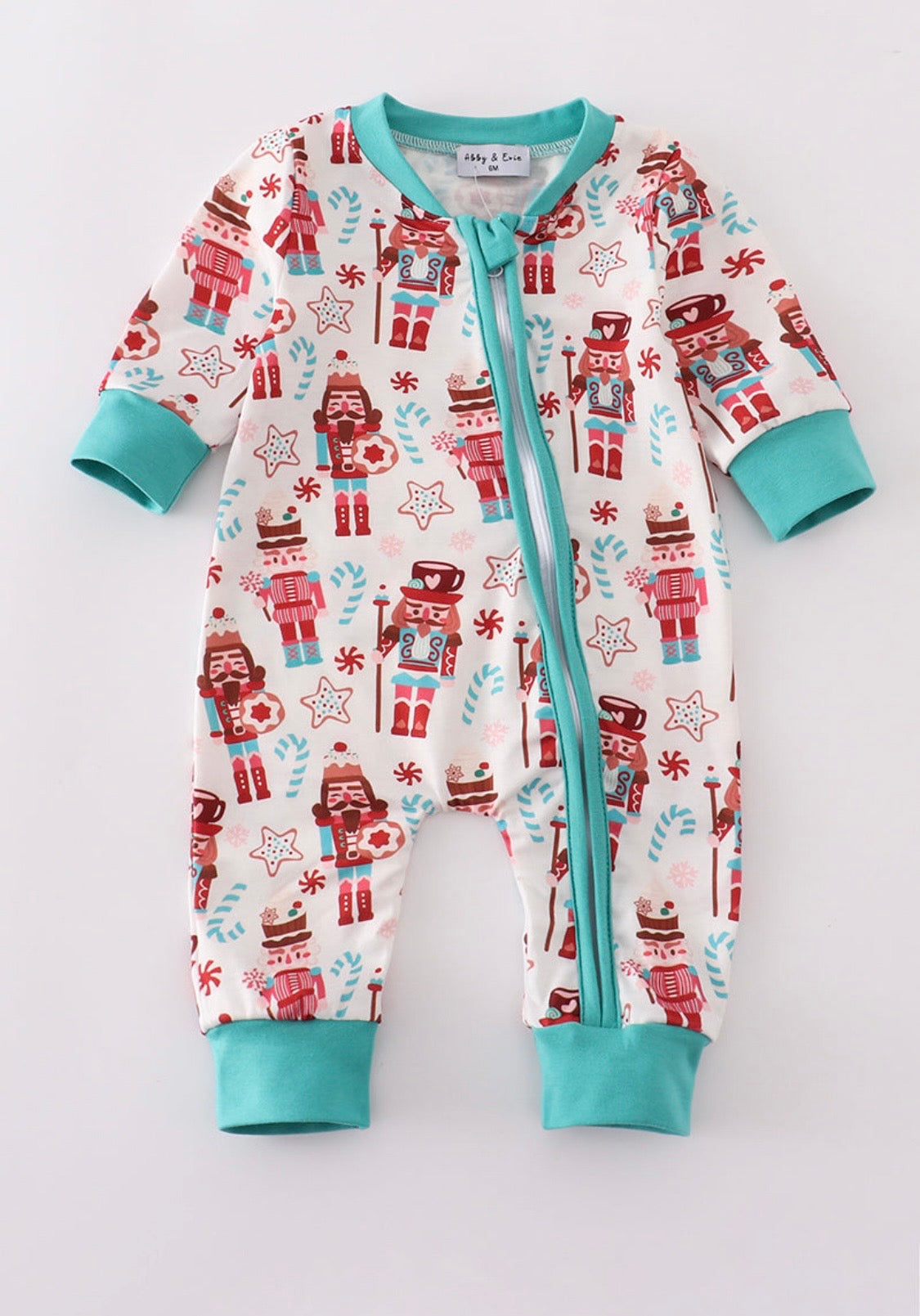 Blue Nutcracker Romper