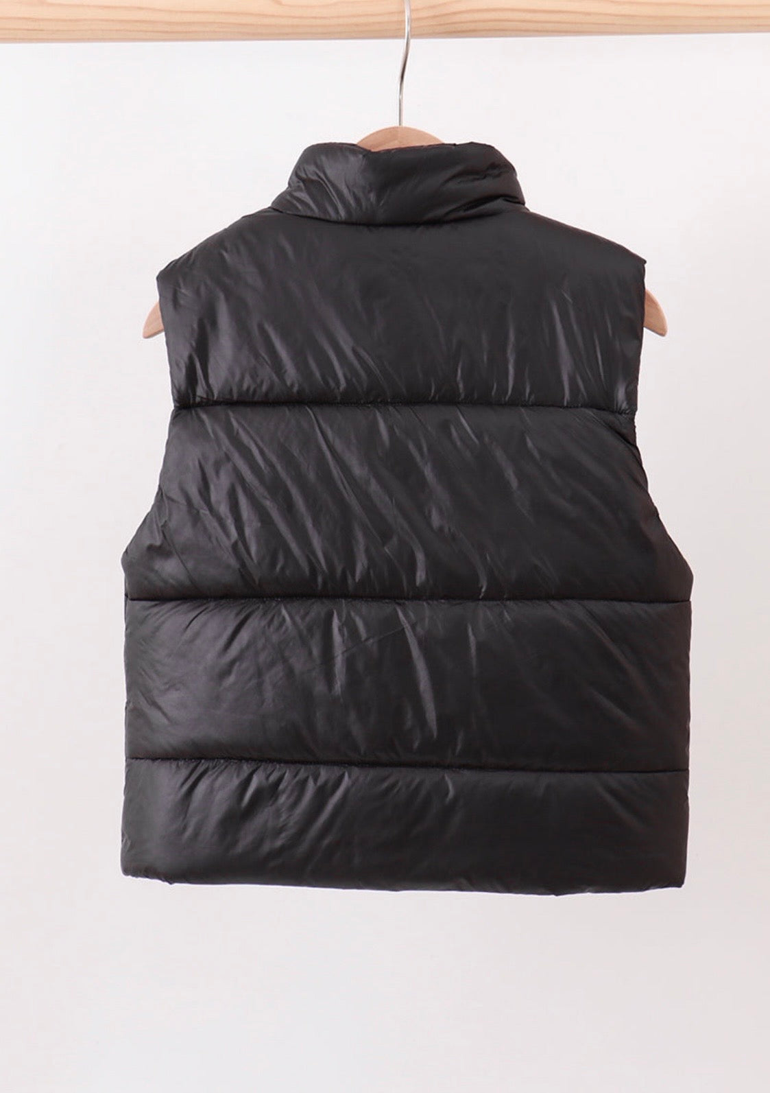 Black Mommy & Me Puffer Vest
