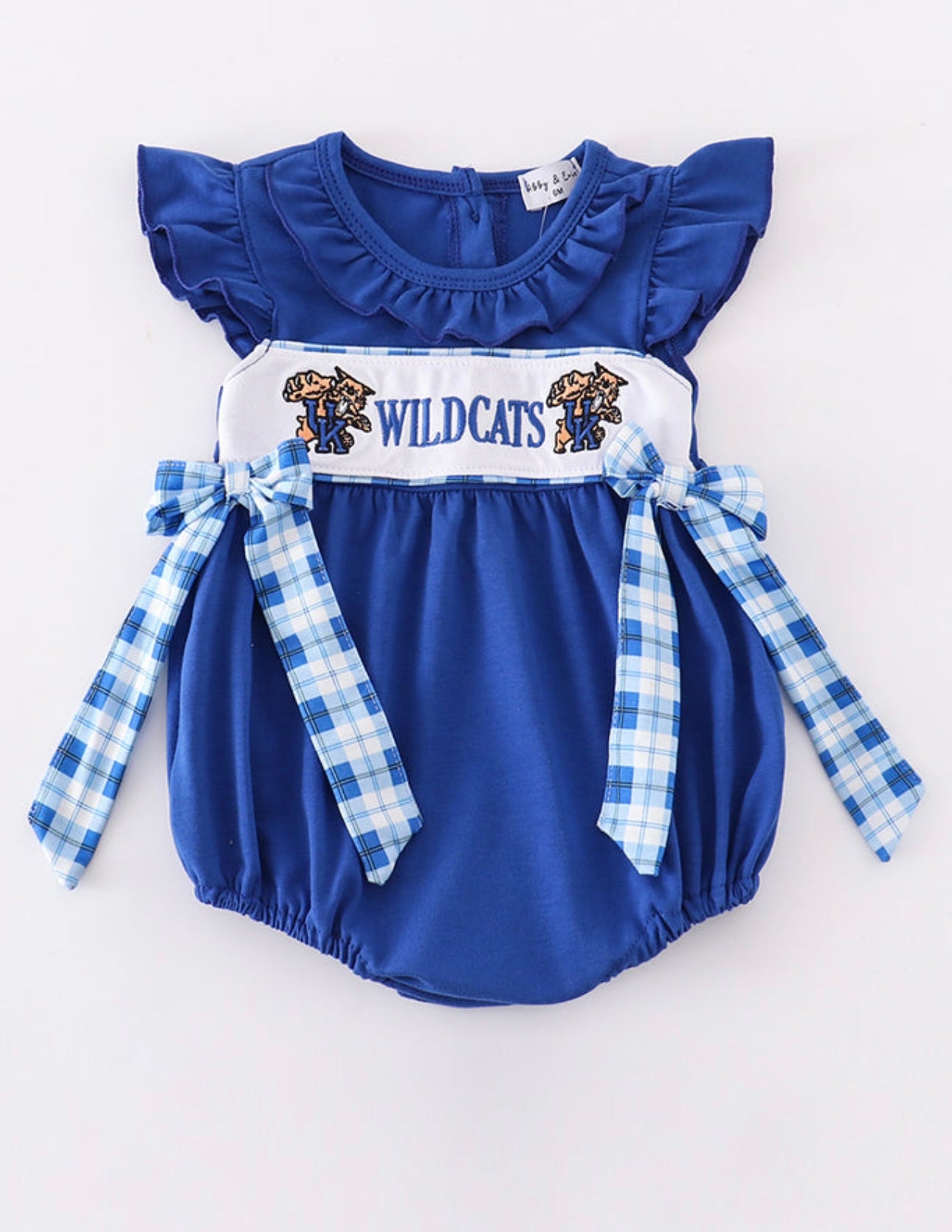 UK Wildcats Embroidery Ruffle Bubble