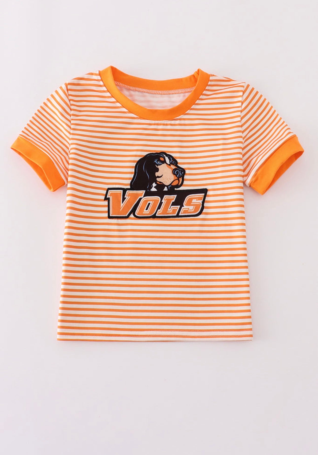 Tennessee Striped Applique Top