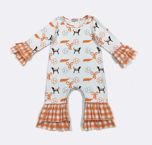 Tennessee Plaid Romper