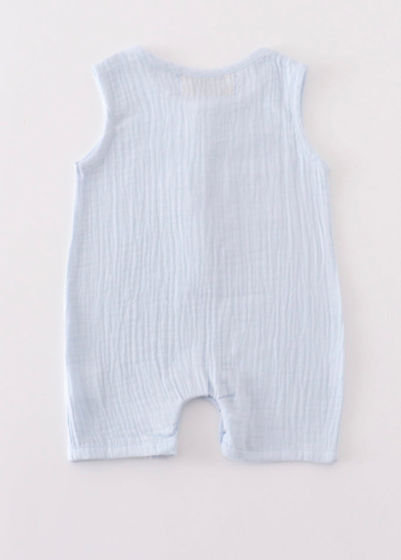 Blue Muslin Romper