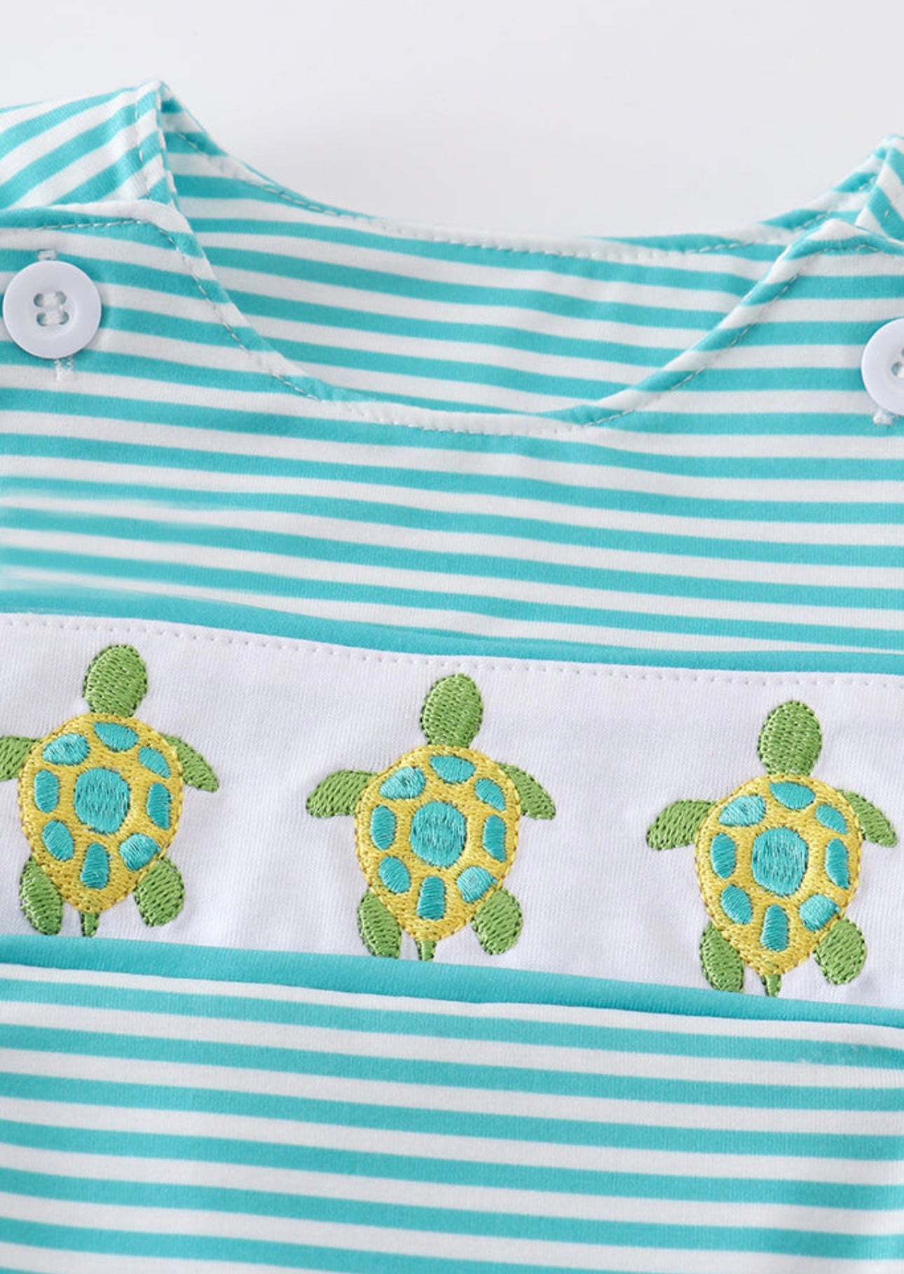 Striped Turtle Embroidery Jonjon