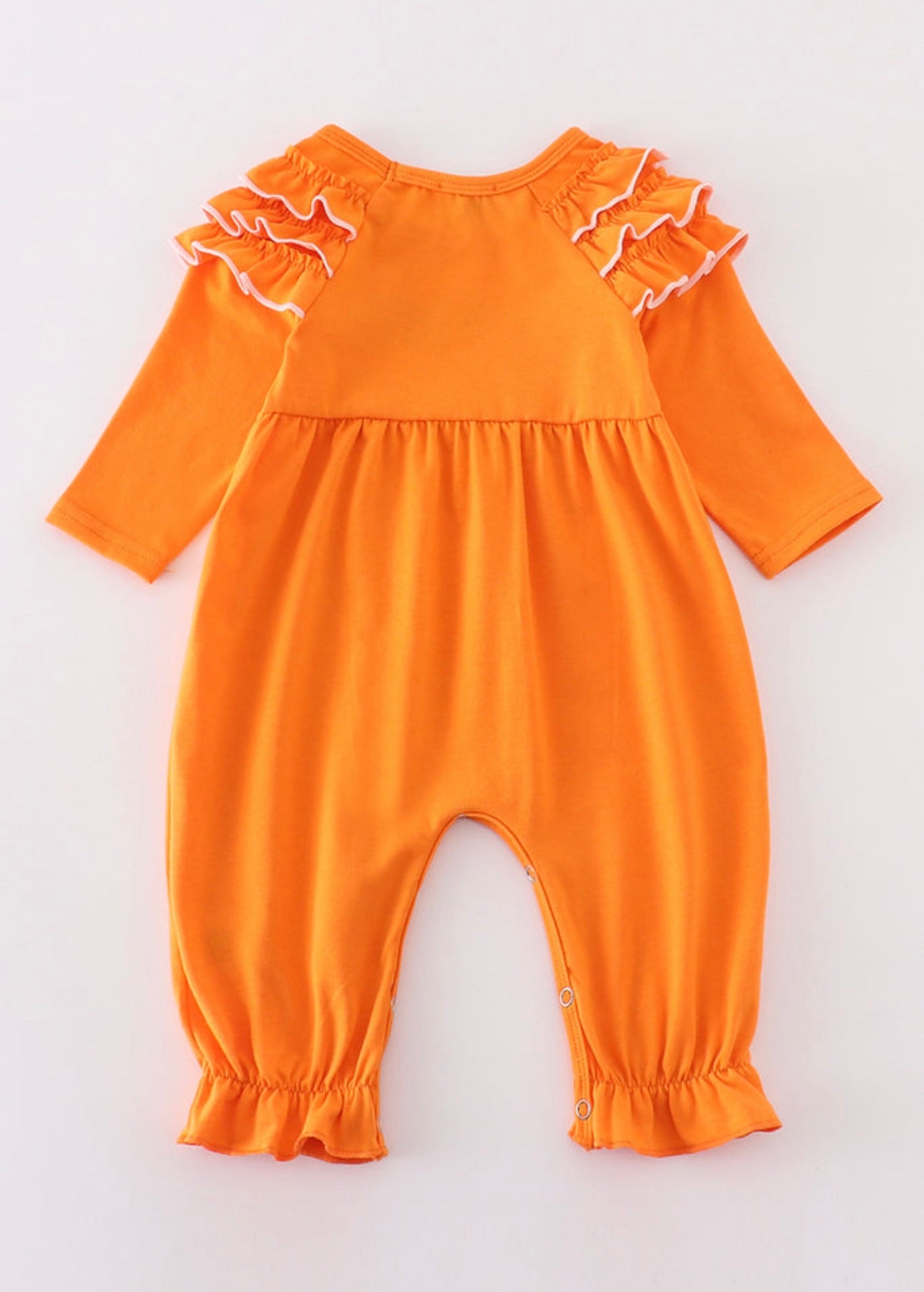 GO VOLS Embroidery Ruffle Romper