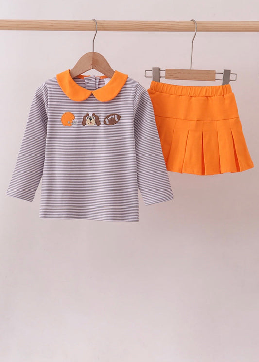 Striped Tennessee Skort Set