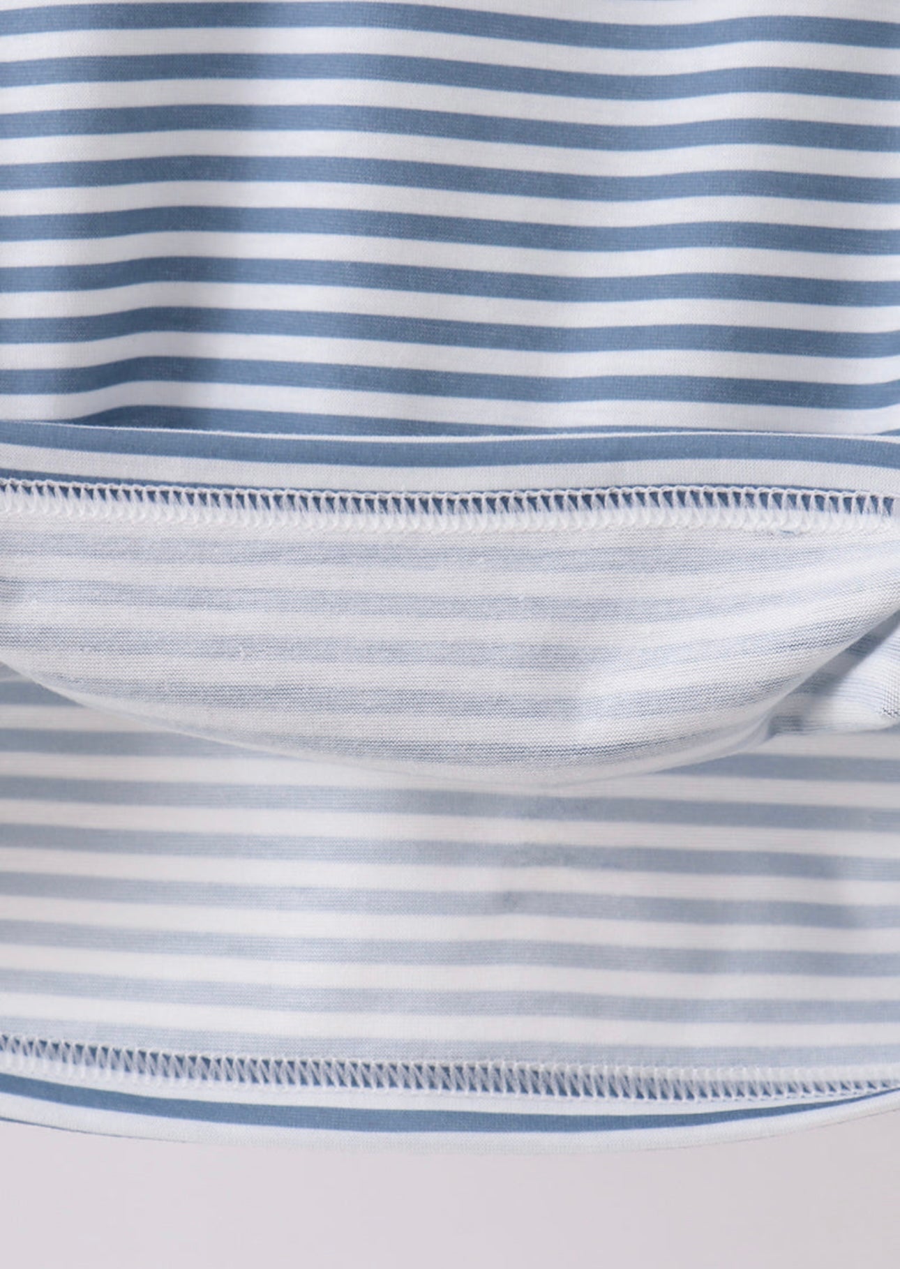 BLESSED Embroidery Striped Top