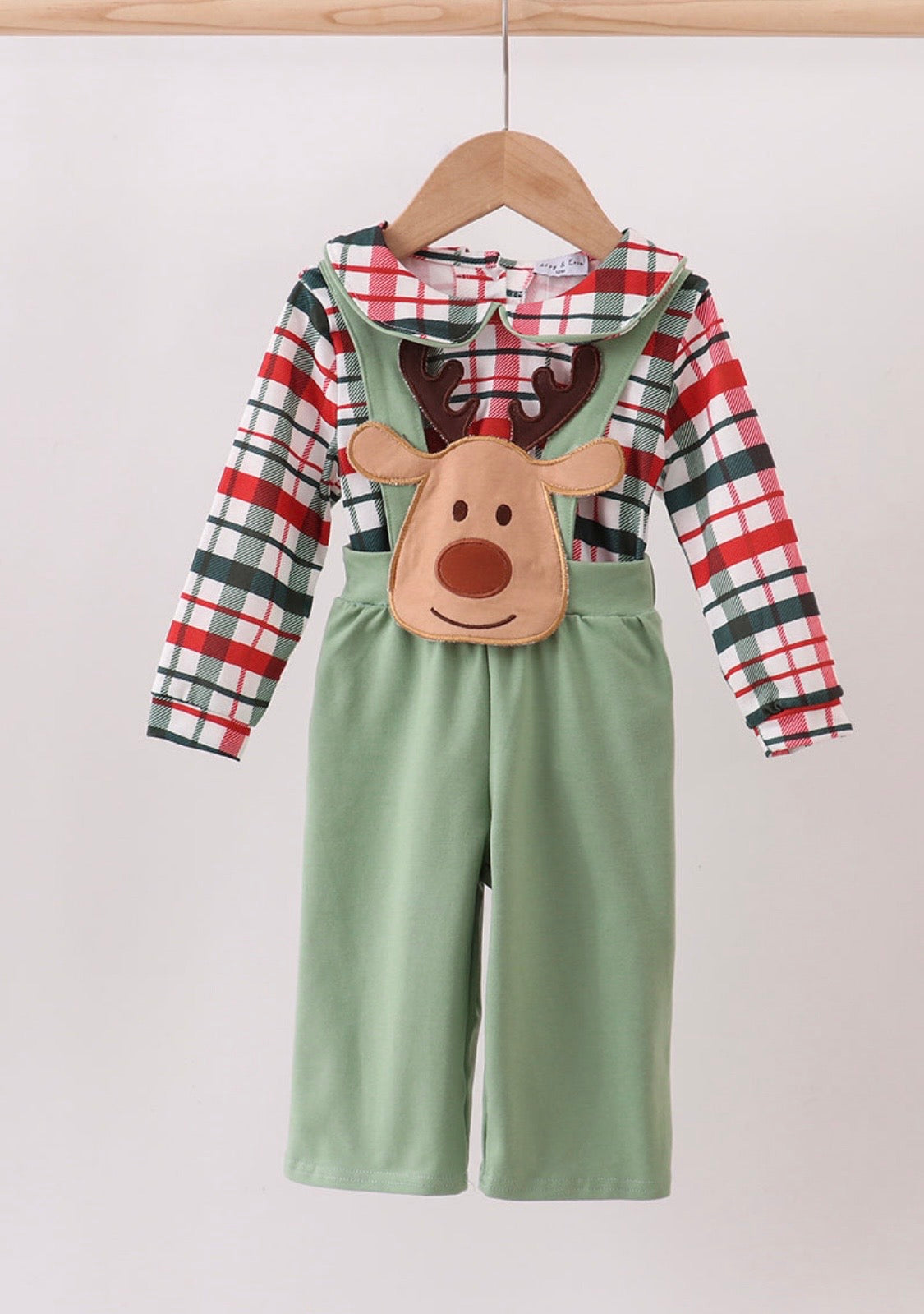 Reindeer Applique Jumpsuit