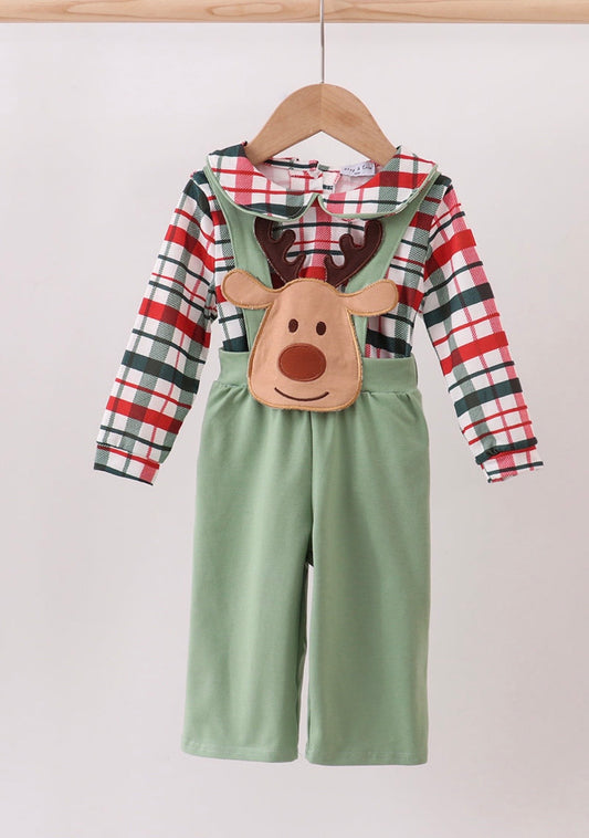 Reindeer Applique Jumpsuit