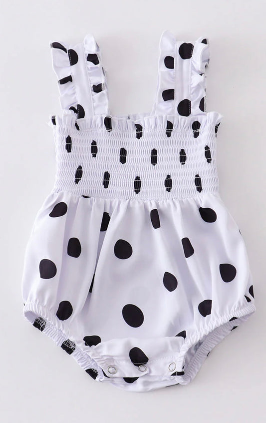 White and Black Polka Dot Bubble