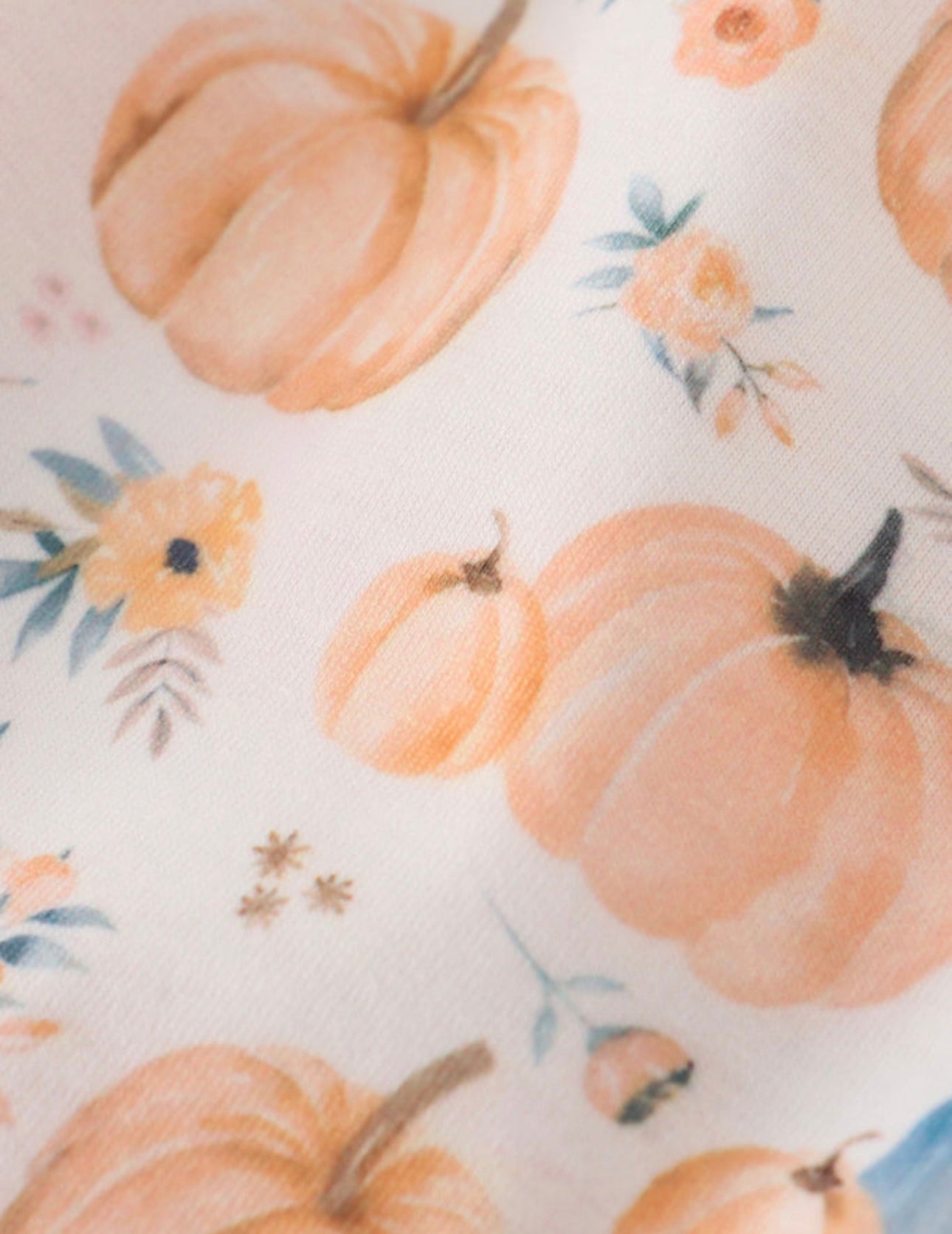 Orange Pumpkin Print Jumpsuit