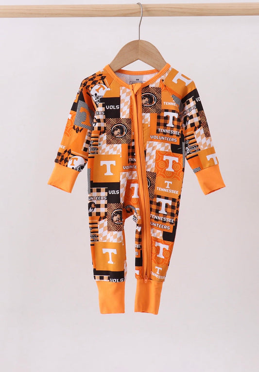 Checkered Tennessee Bamboo Romper