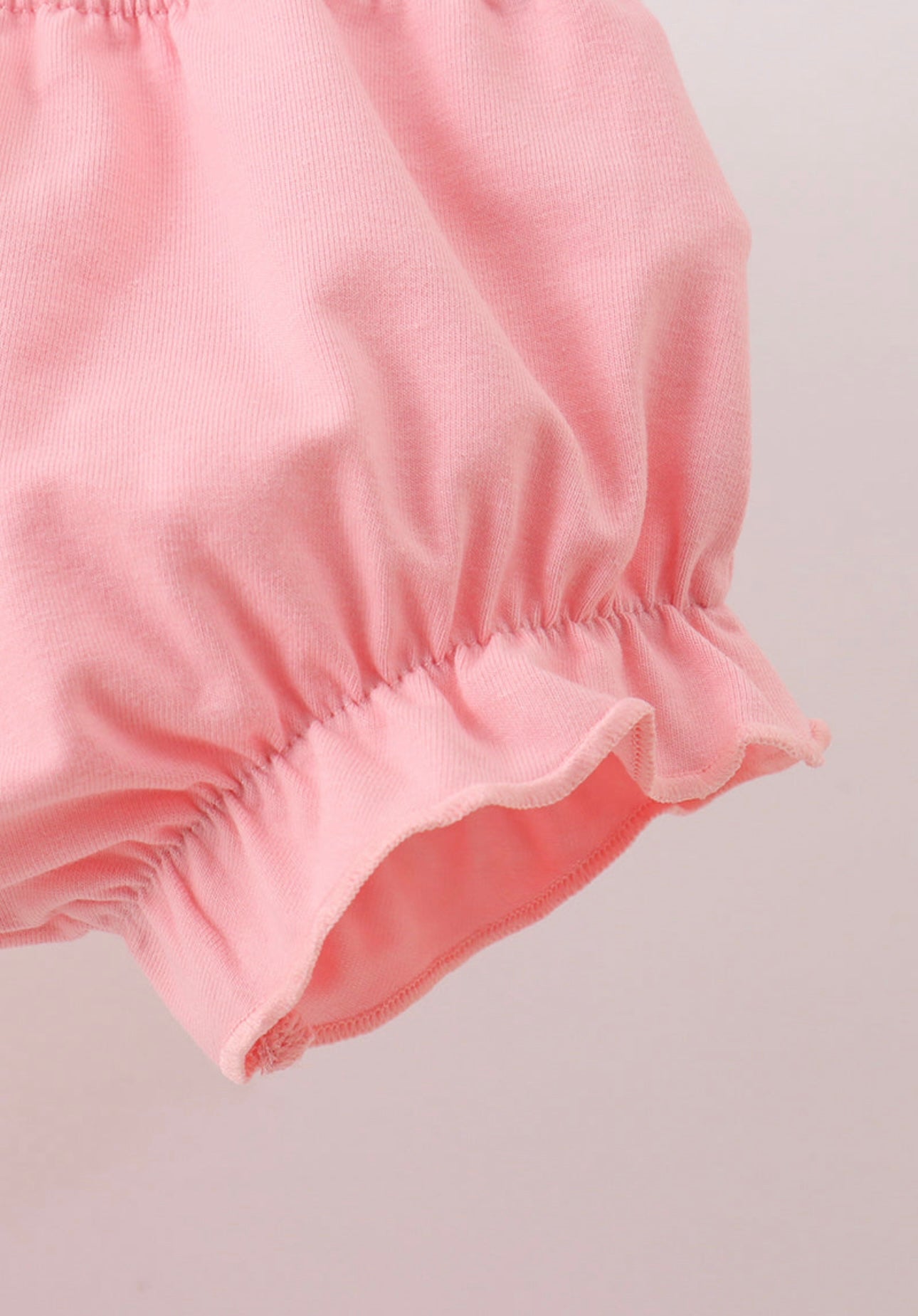 Pink Gingerbread Ruffle Bloomer Set