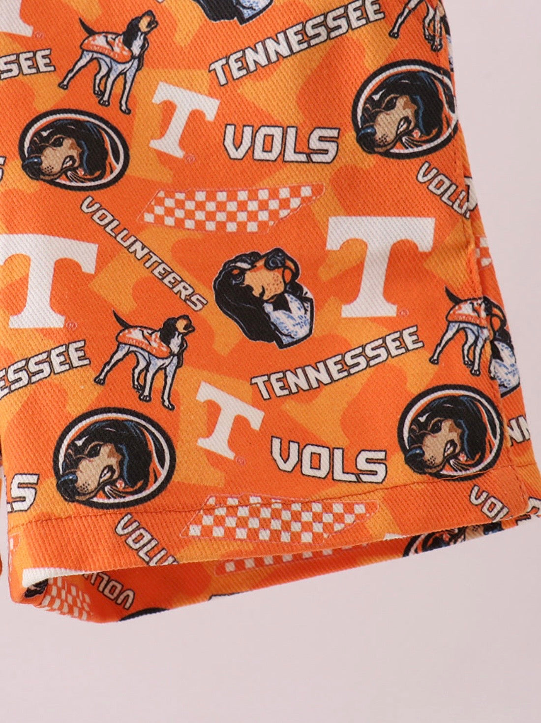 Orange Smokey Denim Overalls