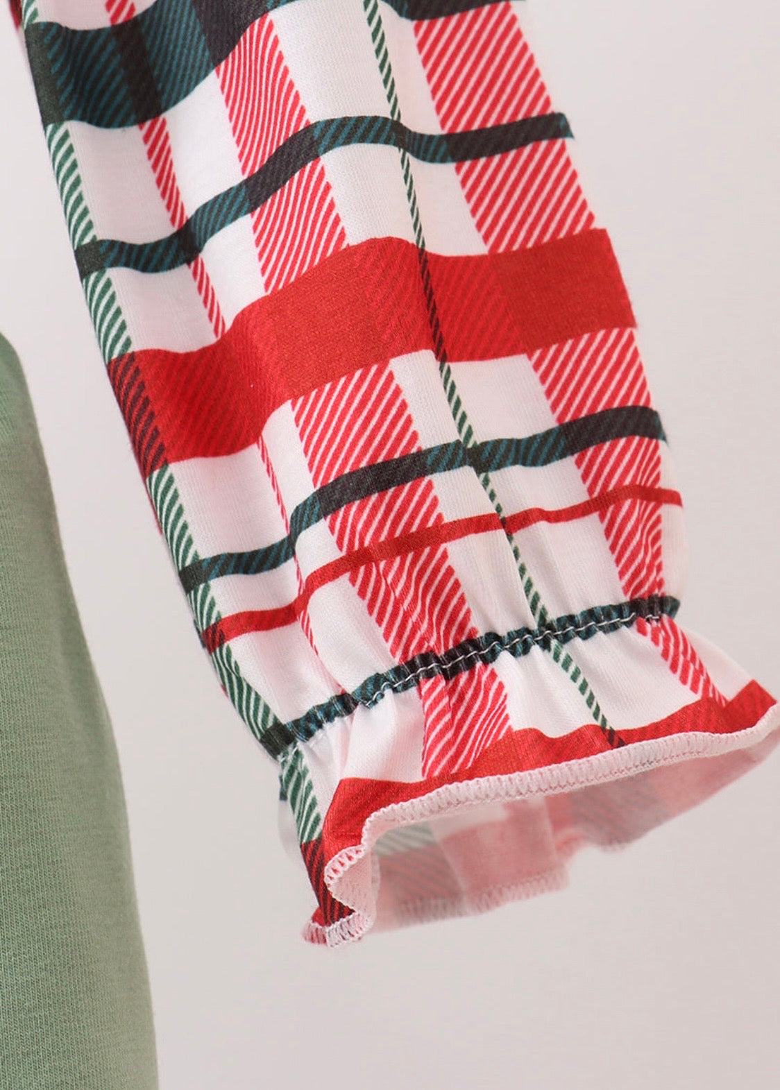 Reindeer Applique Ruffle Jumpsuit