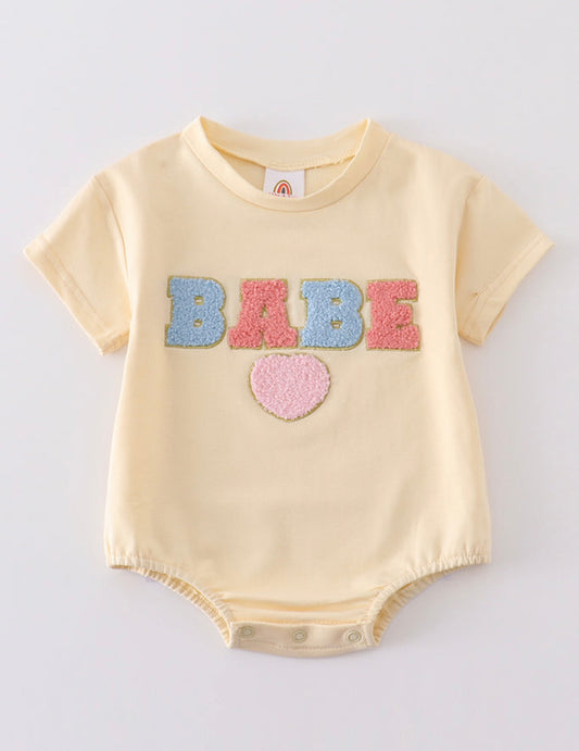 BABE Chenille Patch Bubble