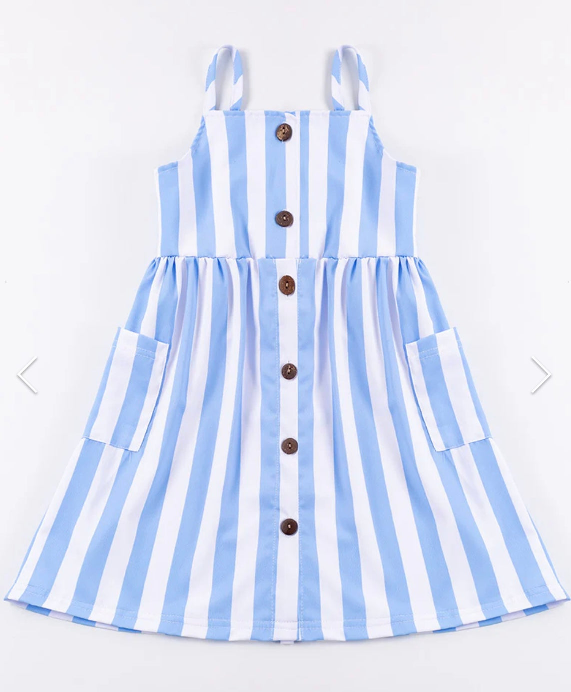 Blue Stripe Mommy & Me Dress