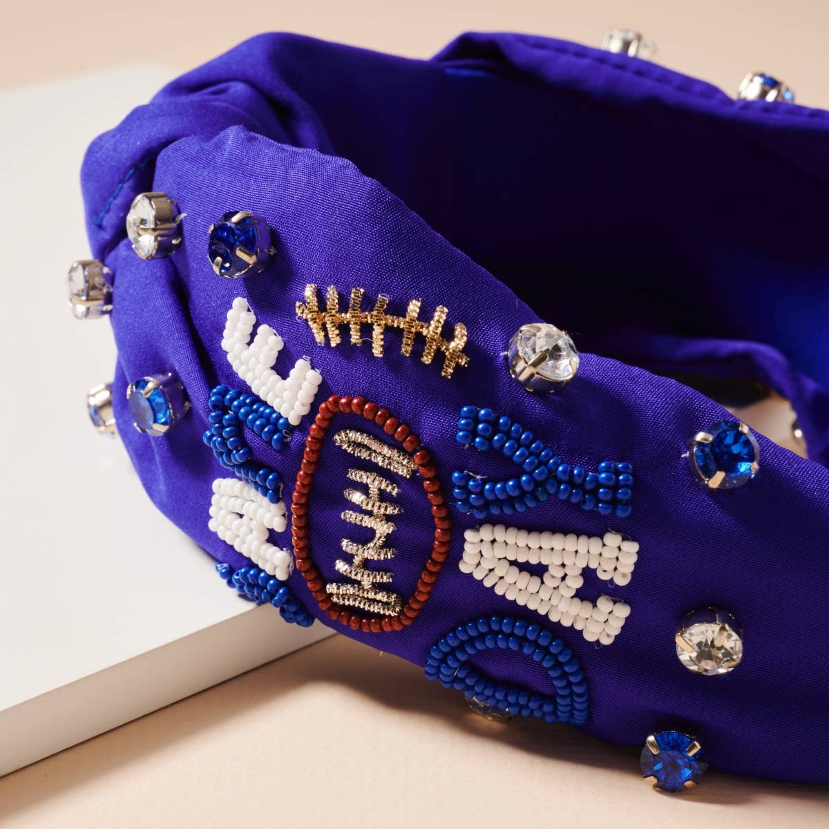 Game Day Seed Bead Headband