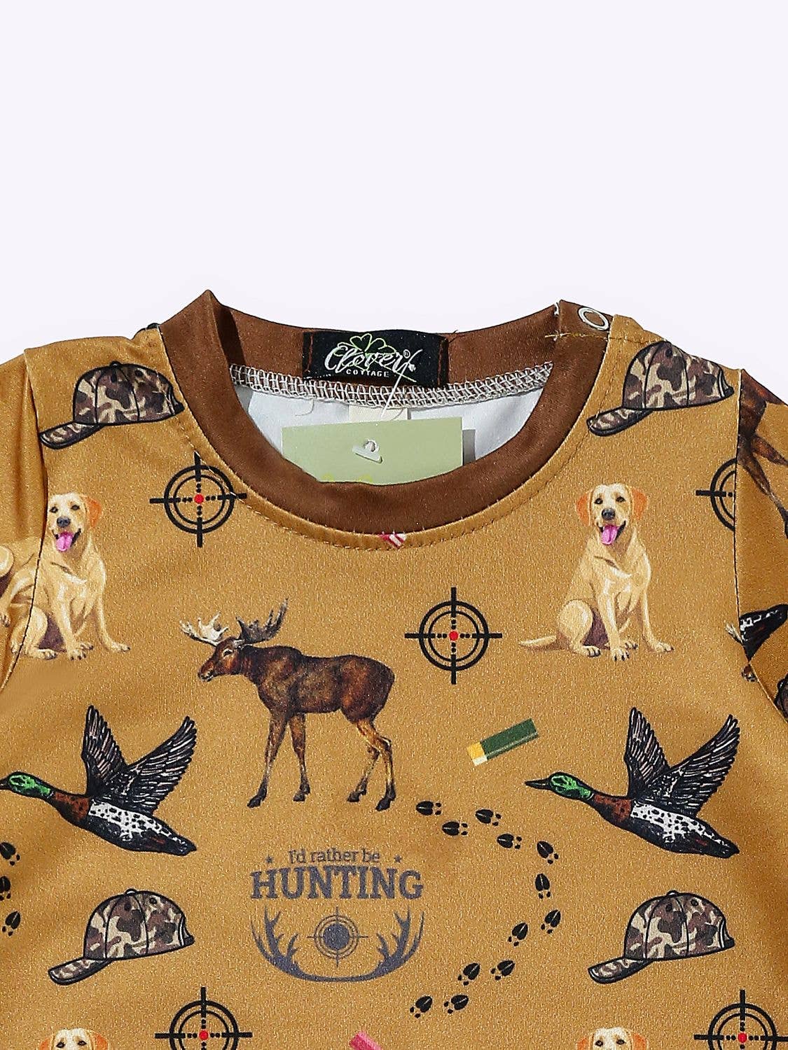 I'd Rather be Hunting Boy Romper
