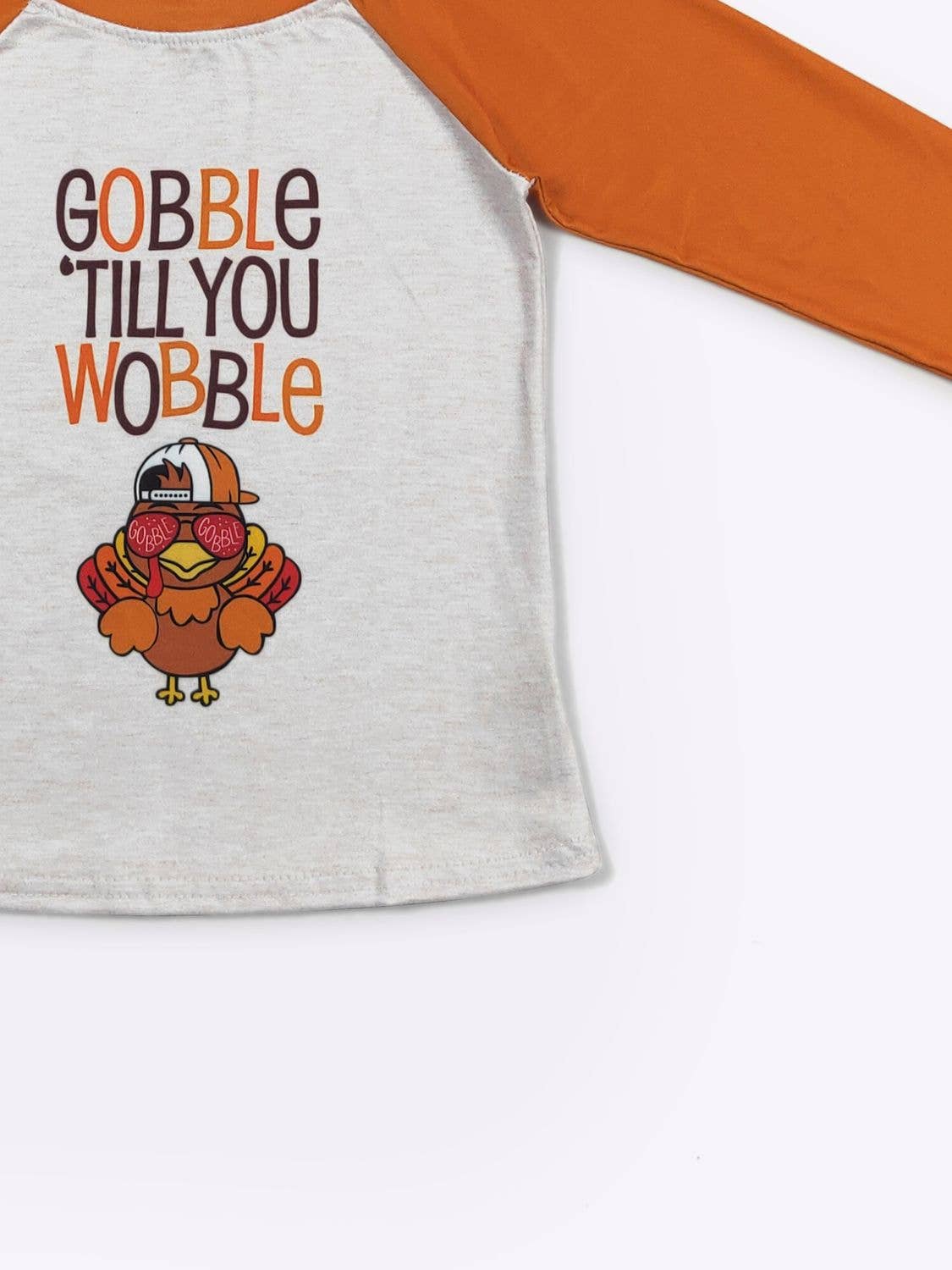 Gobble Wobble Boy Raglan