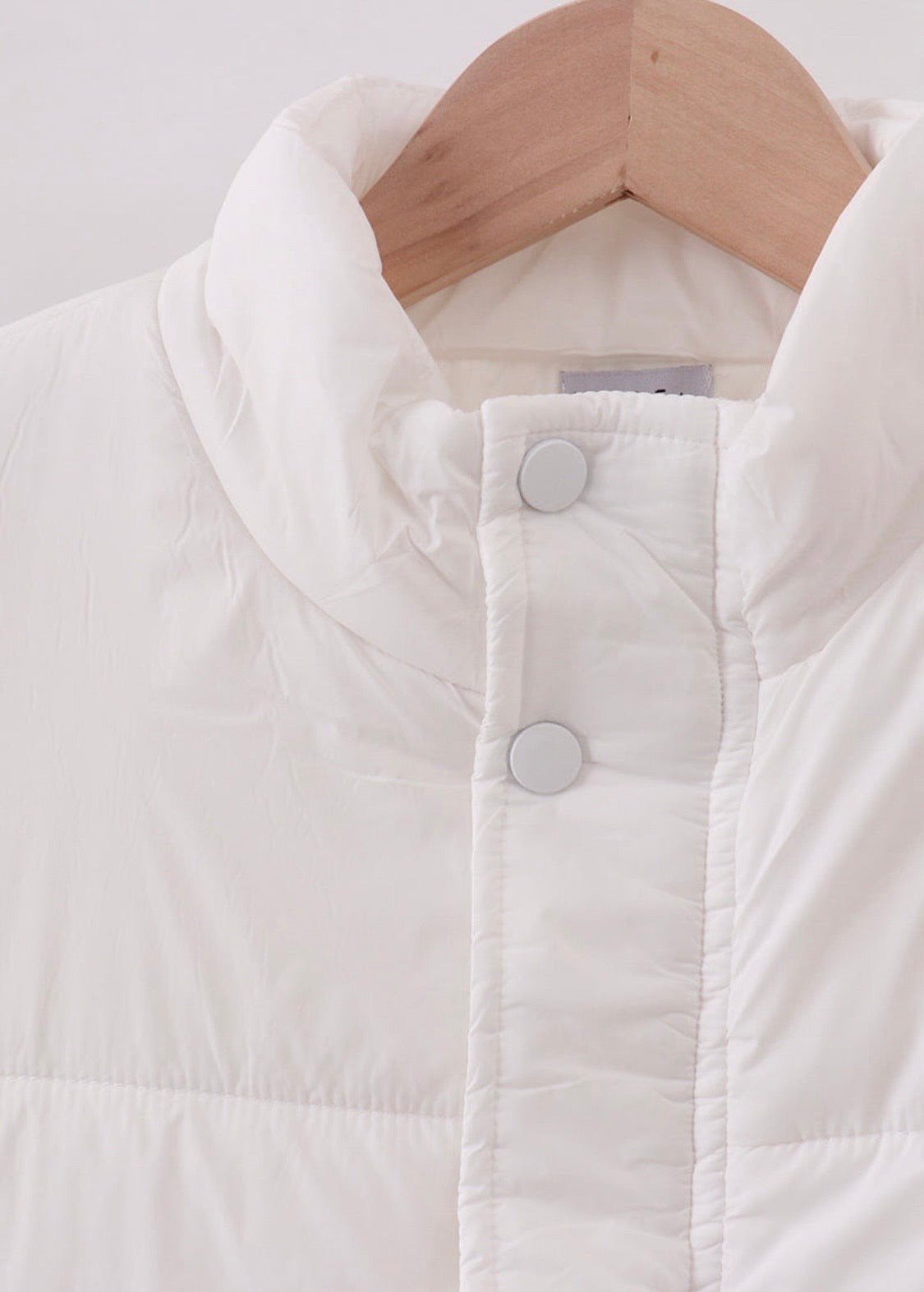 White Mommy & Me Puffer Vest