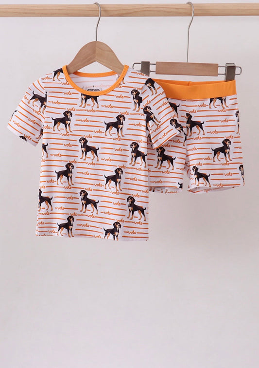 Tennessee Vols Print Bamboo Pajamas Set