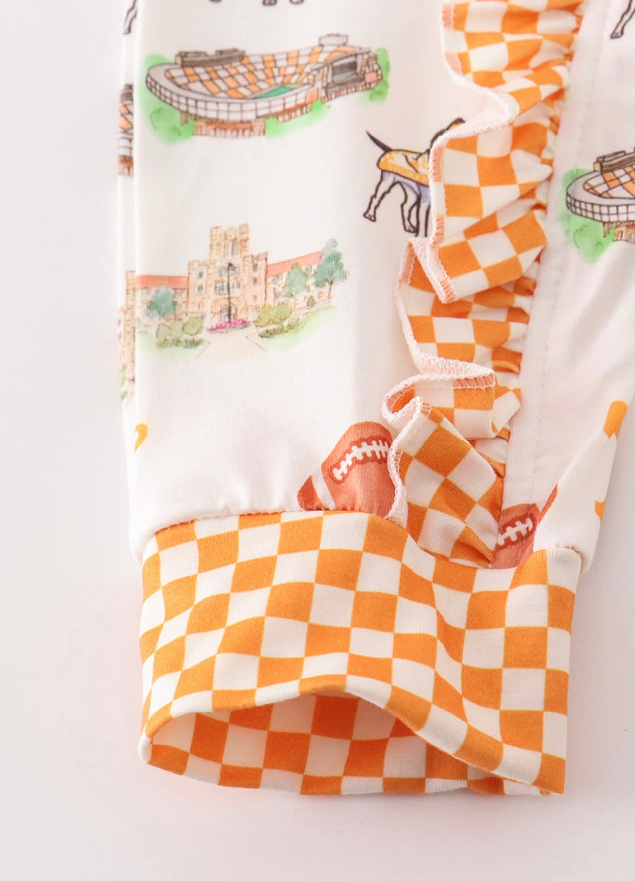 Tennessee Football Print Girl Romper