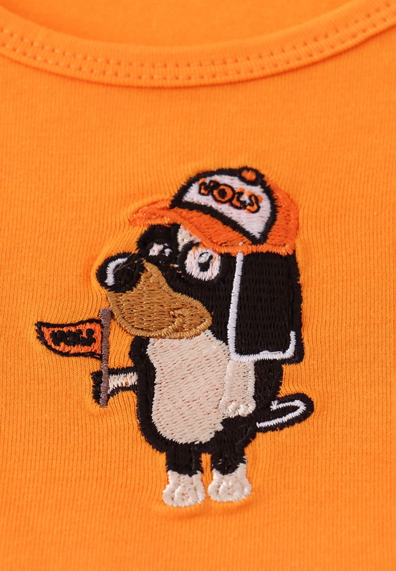 Orange Go Vols Applique Dress