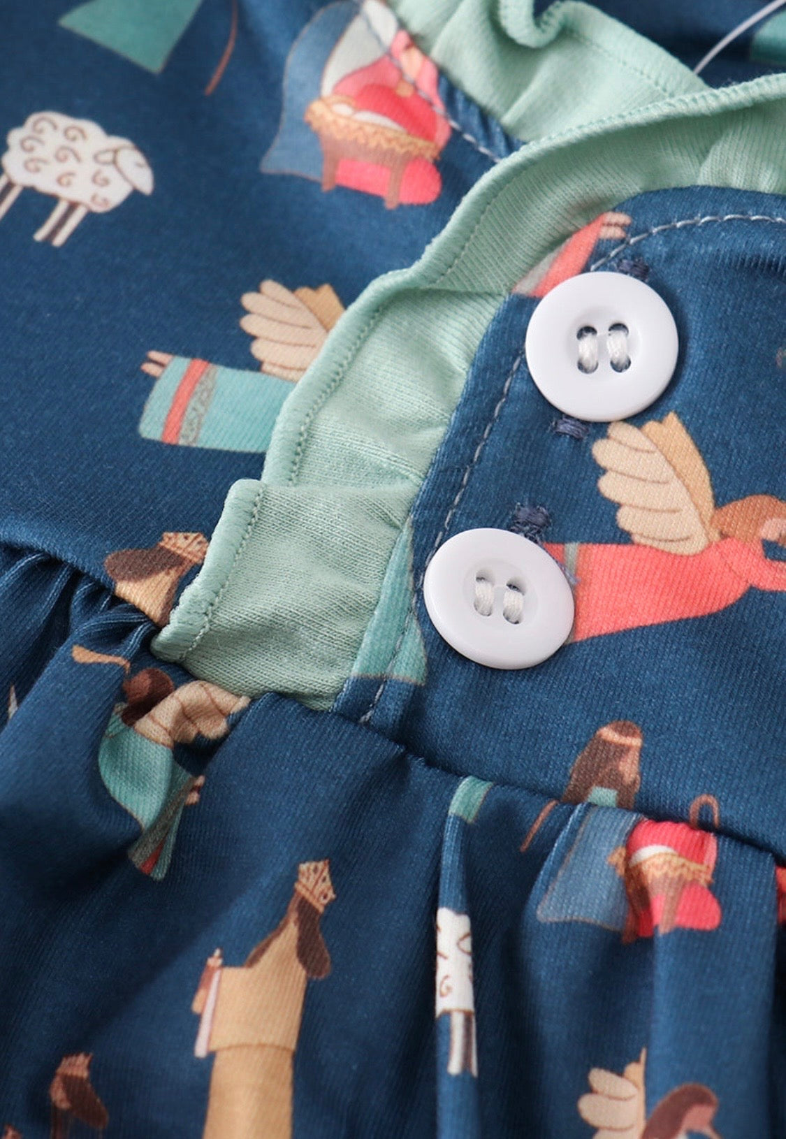 Navy Nativity Dress