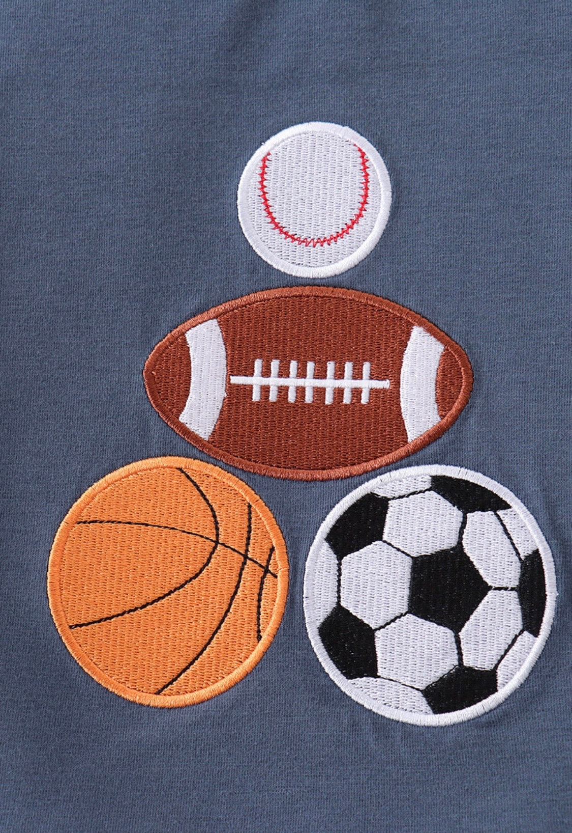 Sports Embroidery Top