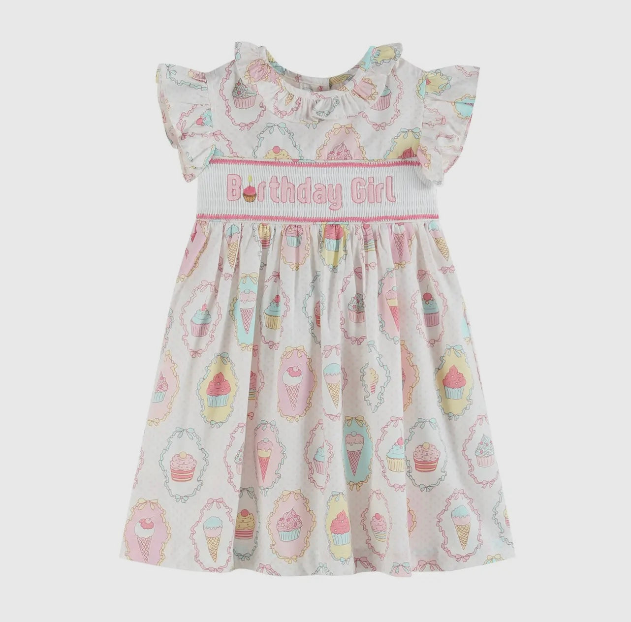 Birthday Girl Smocked Dress